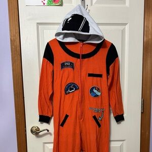 Cat & Jack Orange Space Adventure Kids Onesie Pajamas/costume